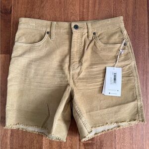 Carve Designs Oahu 6” shorts high waisted cumin size 6 corduroy NWT